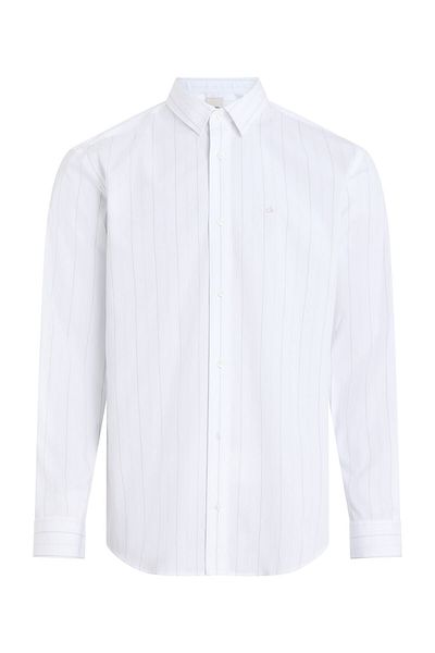 Calvin Klein POPLIN MULTI PRUŽOVÁ L/S KOŠILE