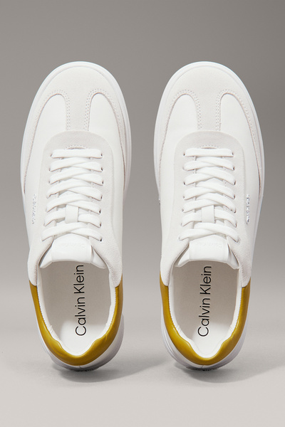 Calvin Klein CUPSOLE LACE UP - LTH SUE MIX