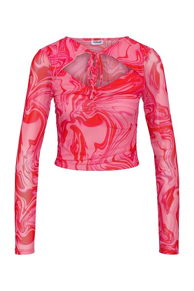Noisy May Bonbon-gemusterte Damen-/Mädchenbluse