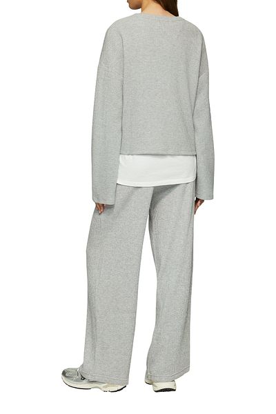 QS by s.Oliver Glitter Effect Piqlé Sweatshirt