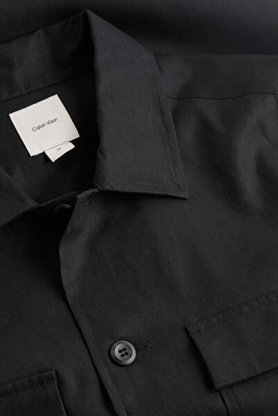 Calvin Klein Lino Lyocell Stretch Overshirt - Relaxed Fit
