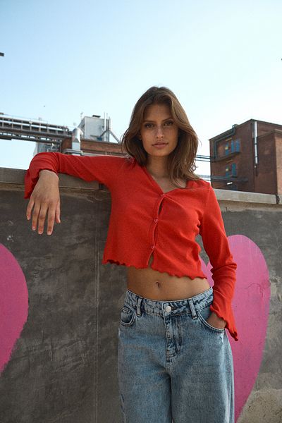 Noisy May Laufpullover für Damen und Mädchen – Racing Red
