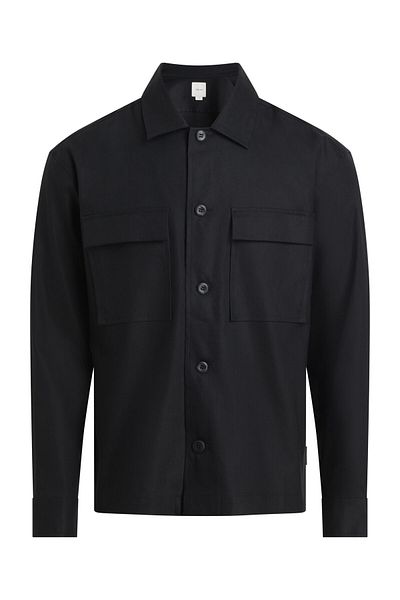 Calvin Klein Lino Lyocell Stretch overshirt – uvolněný střih