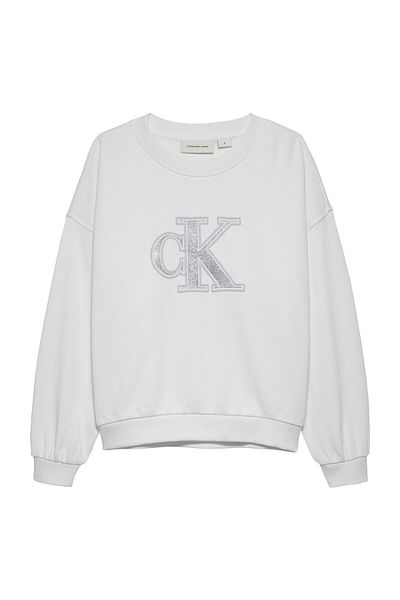 Calvin Klein Metallic Ck Ls Cn Sweatshirt