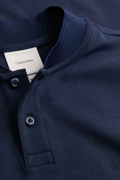 Calvin Klein Póló - sima pamut, álló gallér