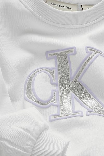 Calvin Klein Metallic Ck Ls Cn Sweatshirt