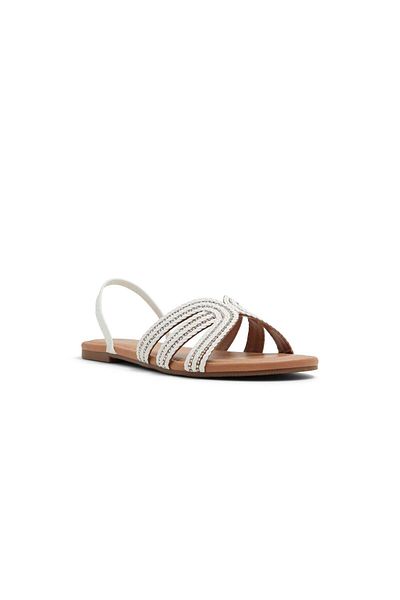 Call it Spring Serenity white women's sandals