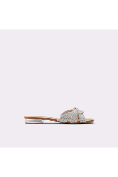 Aldo Coredith Silver Women's Slippers