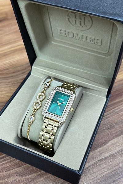 Homies Women's Wristwatch with Original Box and Bracelet Gift