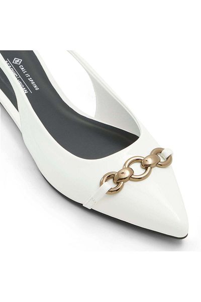 Call it Spring Darya white women's flat shoes