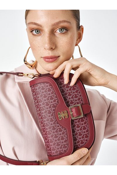 Pierre Cardin Geantă de umăr pentru femei Cherry 05PO25Y2008