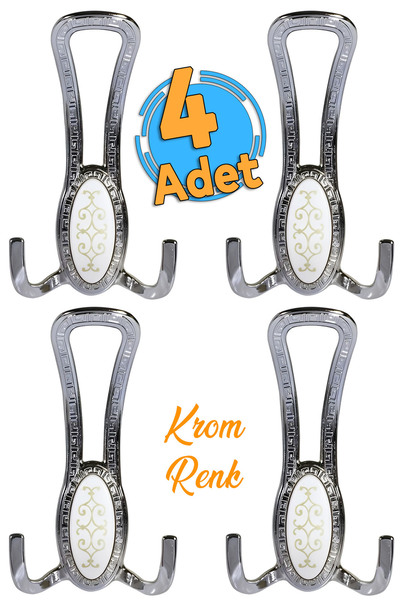 Badem10 Seçil Portmanto Vestiyer Duvar Dolap Elbise Mobilya Kapı Askısı Askıl...