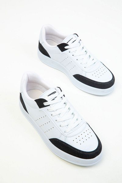 SOHO White-Black Women's Sneakers 20359