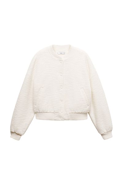 MANGO Man Hooded knit sweatshirt