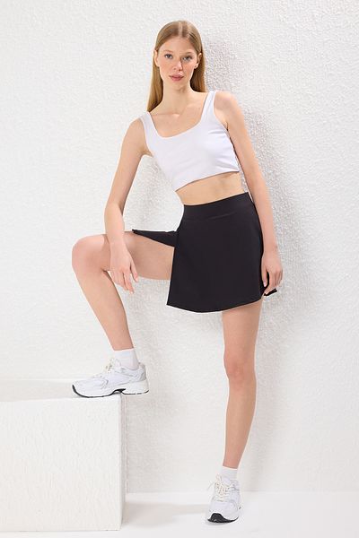 Trendyol Collection Black Diver/Scuba Shorts & Bermuda Thmss25Sr00003