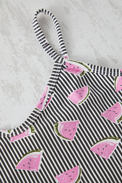 Edit by Trendyol Vícebarevná sada pleteného pyžama se vzorem melounu TEDSS25PT00002