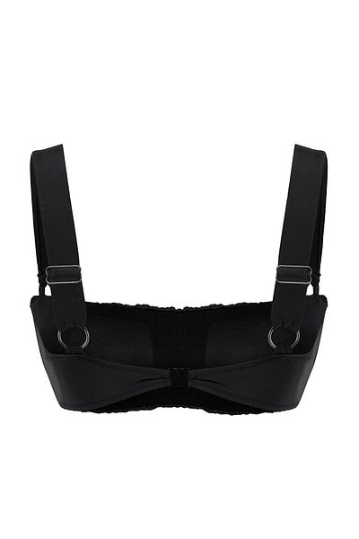 Trendyol Collection Tbess25Bu00045 Model Czarny Drapowany Biustonosz Bikini Top