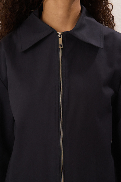 Trendyol Collection Marineblauer Oversize-Mantel – TWOSS25MO00014