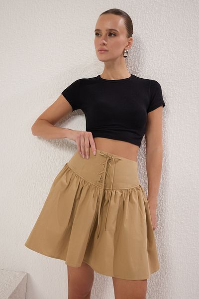 Trendyol Collection Φούστα με υφαντό βιζόν TWOSS25ET00121