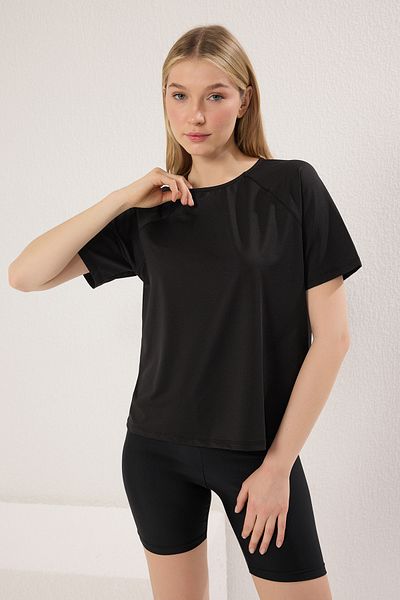 Trendyol Collection Black Diver Scuba Fabric Reflector Printed Sports T-Shirt Thmss25Ts00007