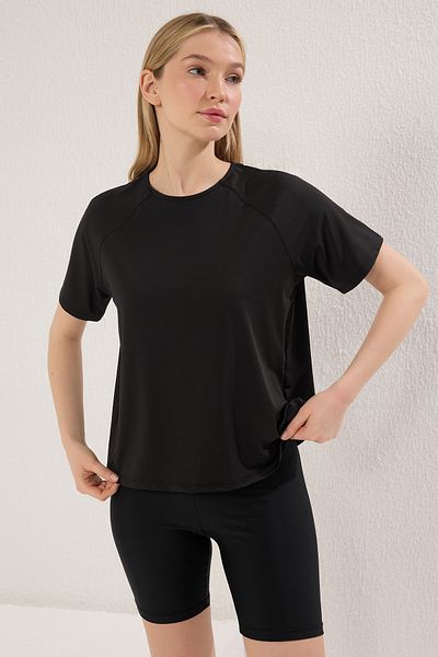 Trendyol Collection Black Diver Scuba Fabric Reflector Printed Sports T-Shirt Thmss25Ts00007