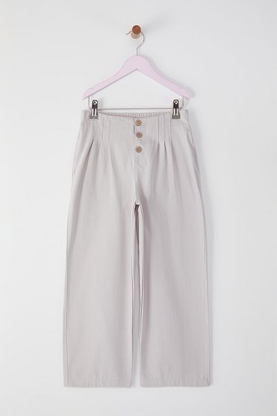 TRENDYOLKIDS Gerade Strickhose aus Stein TKDSS25PL00003