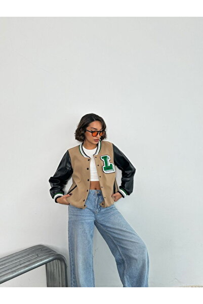 Caddebostan Moda Mink College Jacket Modern Premium Luxury Trend Design Jacket