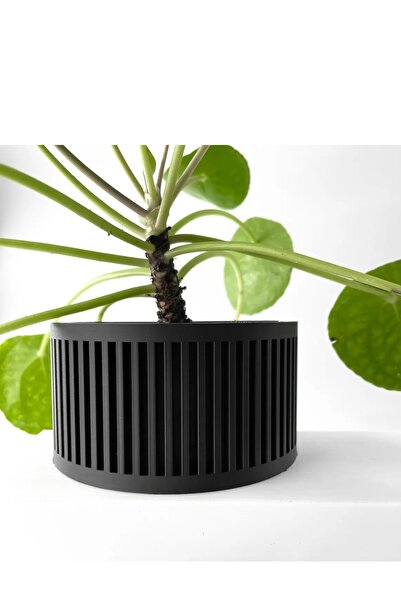 3D Brothers وعاء زرع مميز من باكسون بتصميم عصري مع حامل وصينية تصريف للنباتات...