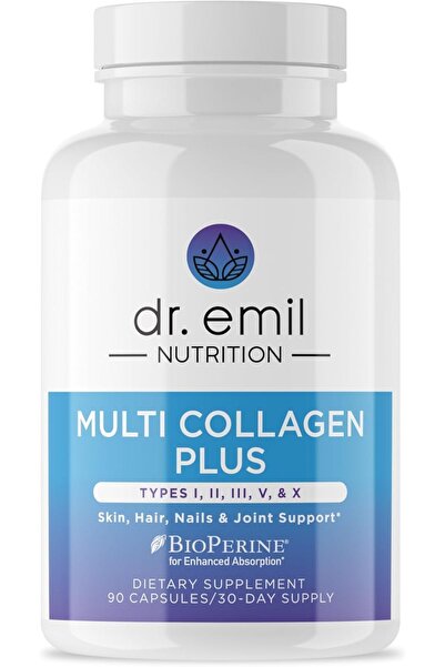 DR . EMIL NUTRITION Multi Collagen Supplements to Support Hair, Skin, Nails, ...