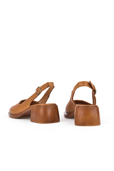 Ziya Дамски сандали от естествена кожа 151992Z8004 Кафяви