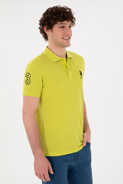 U.S. Polo Assn. Ανδρικό μπλουζάκι με πράσινο φιστίκι Basic 50284633 -VR087