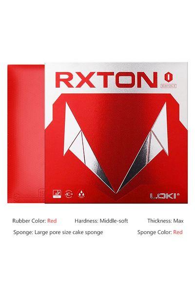 Choice RXTON 1 red Loki RXTON 1 3 5 Table Tennis Rubber Semi-tacky Internal Ennergy High Density Ping Pong