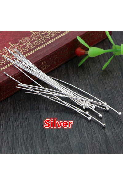 Choice 30 مم فضية 200 قطعة/الوحدة 16 20 25 30 40 45 50 مم دبابيس رأس كروية مع...