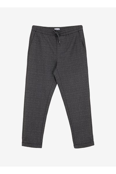 Only & Sons Pantaloni chino pentru bărbați cu talie normală, negri, ONSLINUS CROP TAP 020941 PANT