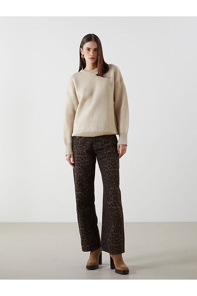 LC Waikiki Lcw Crew Neck Women's Knitwear Sweater Fast Fashion