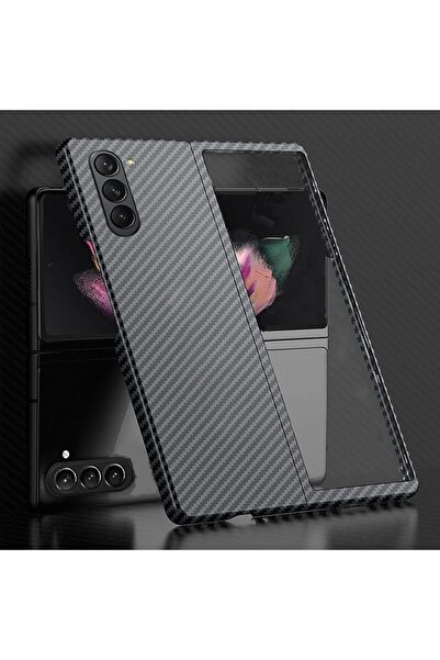 AWH جراب من ألياف الأراميد لهاتف Samsung Galaxy Z Fold 5، نسيج ألياف الكربون،...