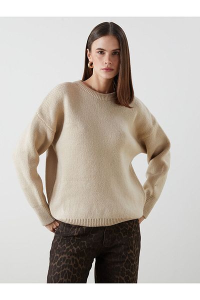 LC Waikiki Lcw Crew Neck Women's Knitwear Sweater Fast Fashion
