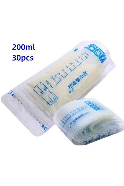 Choice 30 قطعة 200 مل 30 قطعة 250 مل عبوات تخزين حليب الثدي أكياس تجميد الحليب أغذية الأم والطفل