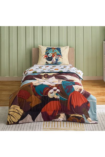 erorex Kung Fu Panda 2-Piece Single Comforter Set - 135x220 cm