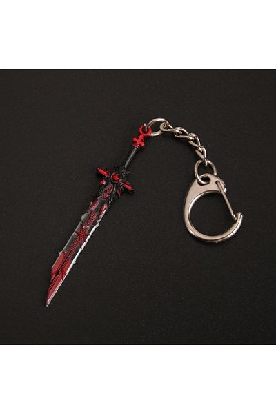 Choice سلسلة مفاتيح بيضاء من سلسلة السيف التأثيري جينشين من شركة Zhongli Venti Diluc Weapons Skyward Blade