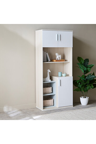 Generic مكتبة سكاي بثلاثة أبواب ورفوف