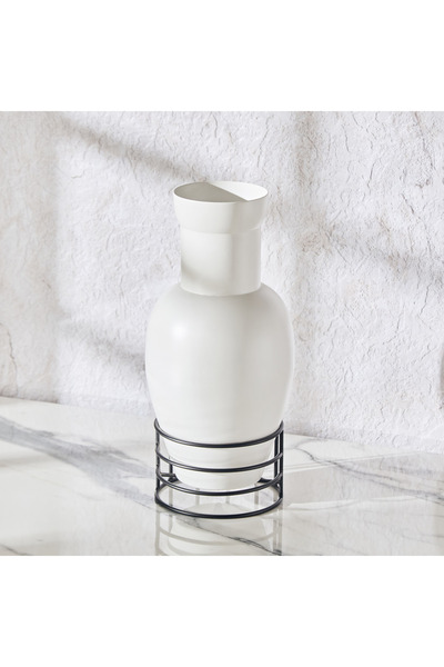 erorex Ornate Metal Vase