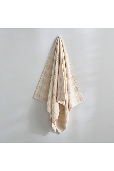 erorex Cloud Soft Serene Zero Twist Textured Bath Towel - 70x140 cm