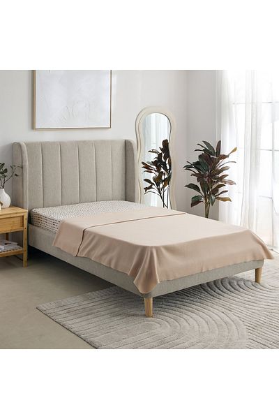 erorex Atlanta Solid Recycled Polar Fleece Twin Blanket - 150x200 cm