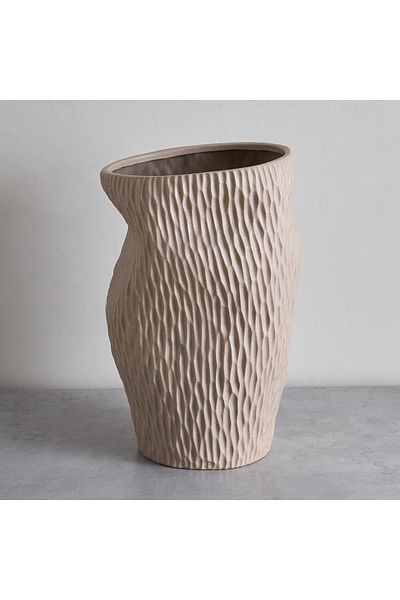 erorex Tilden Organic Mold Ceramic Vase - 22.5x22.5x38 cm