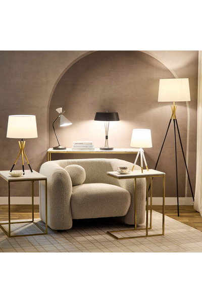 erorex Marisha Metal Table Lamp - 35x47 cm