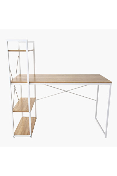 erorex Urban Alford Large Study Desk with Bookcase