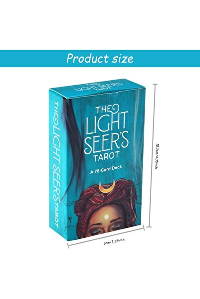 Yelajoy 78 Tarot Cards,from the Prophet of Light with Paper Instructions,Games for Divining the Future