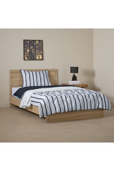 erorex Madrid Akaa 2-Piece Twin Reversible Microfibre Comforter Set - 160x220 cm