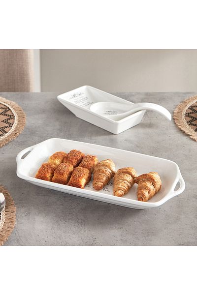 erorex Sweet Home Large Serving Plate - 20x40 cm